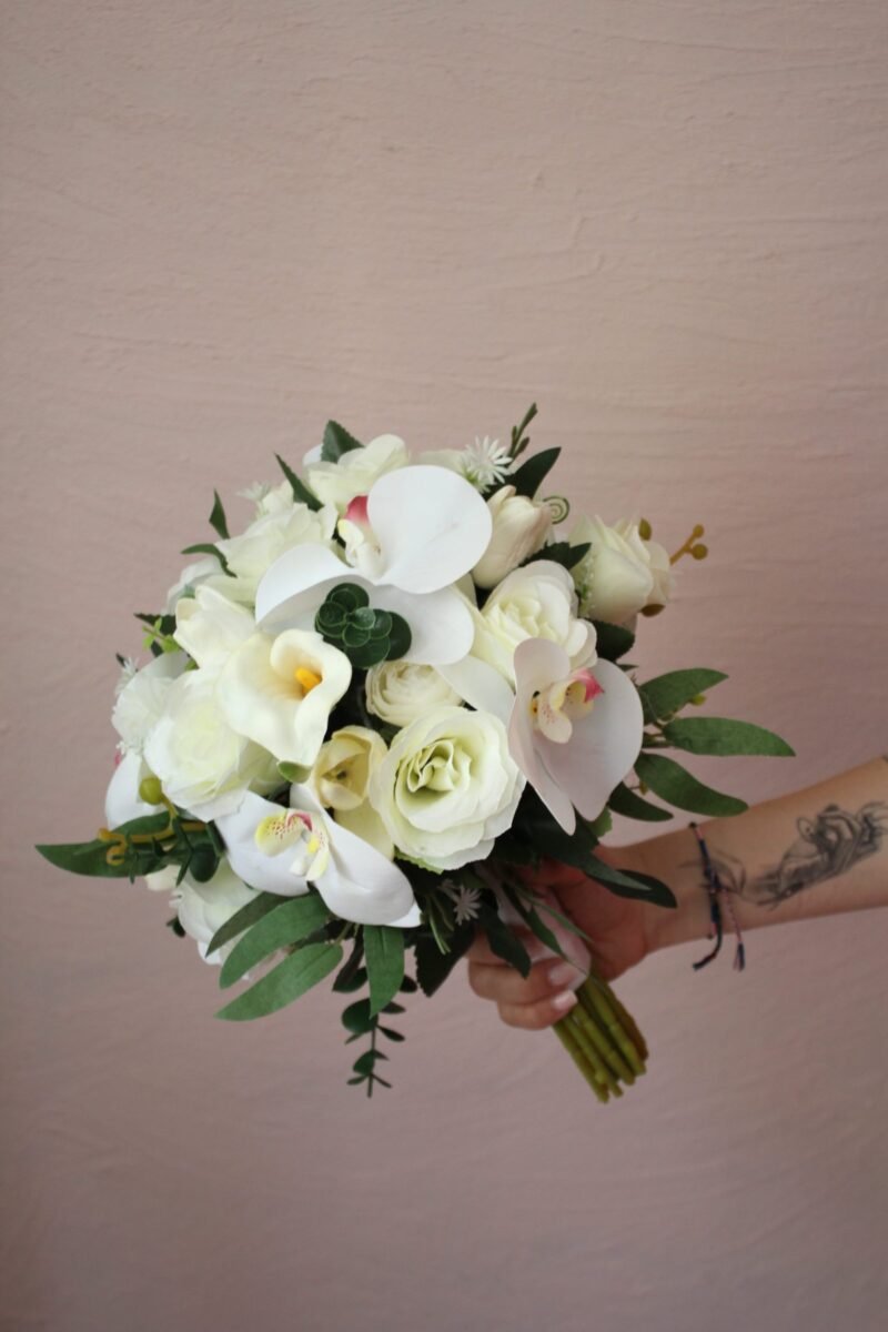 with orchids